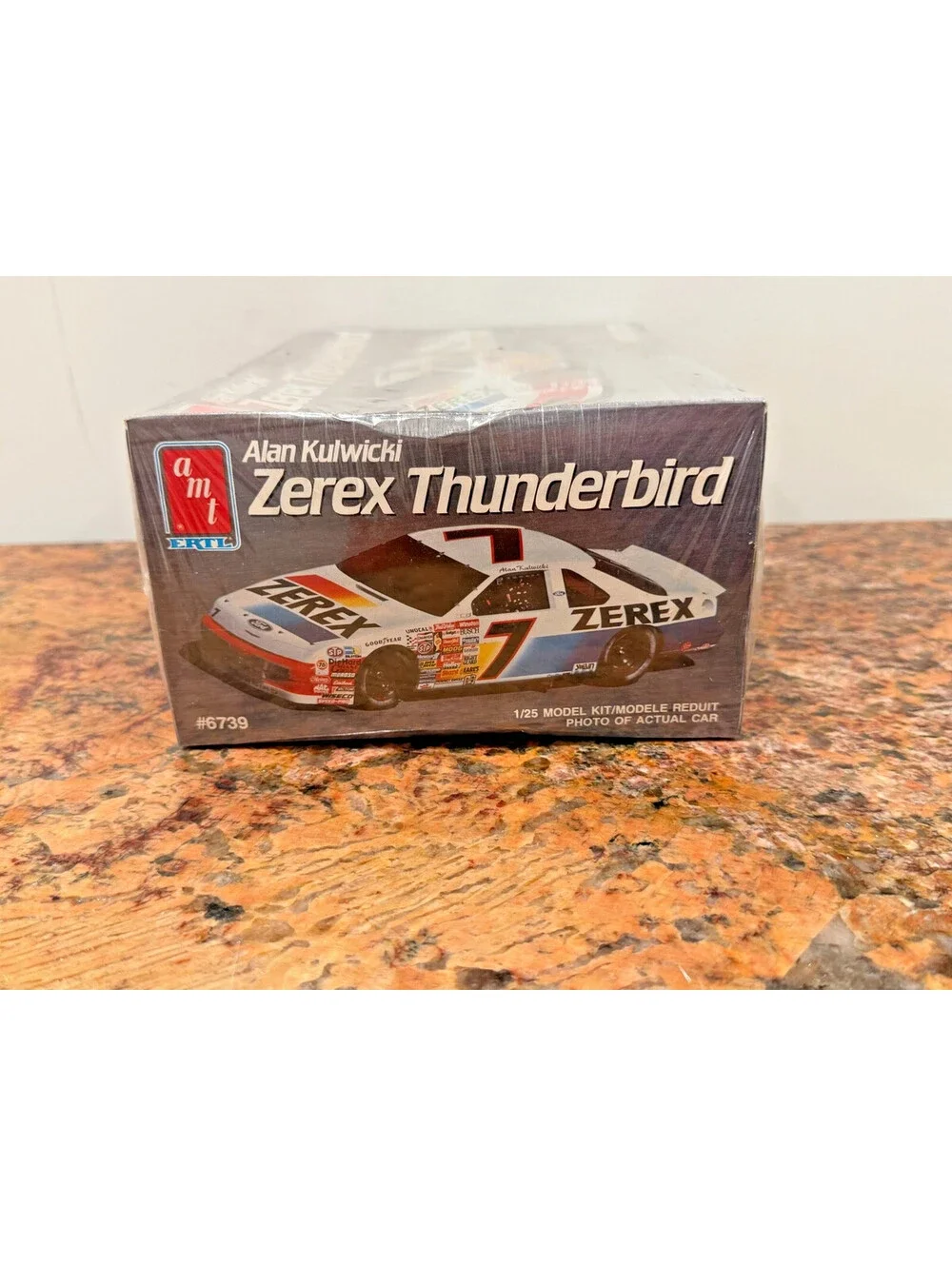 Vintage AMT Ertl Alan Kulwicki Zerex Thunderbird Model Kit